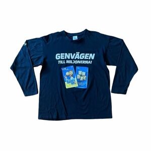 Vintage Swedish Harry Boy Graphic Tee Navy M